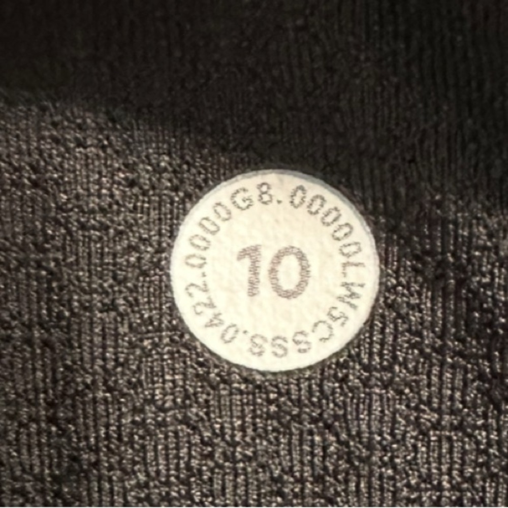 Lululemon Heathered Grey Super-High-Rise Flared Pant Nulu Women’s Size 10 - Picture 6 of 6